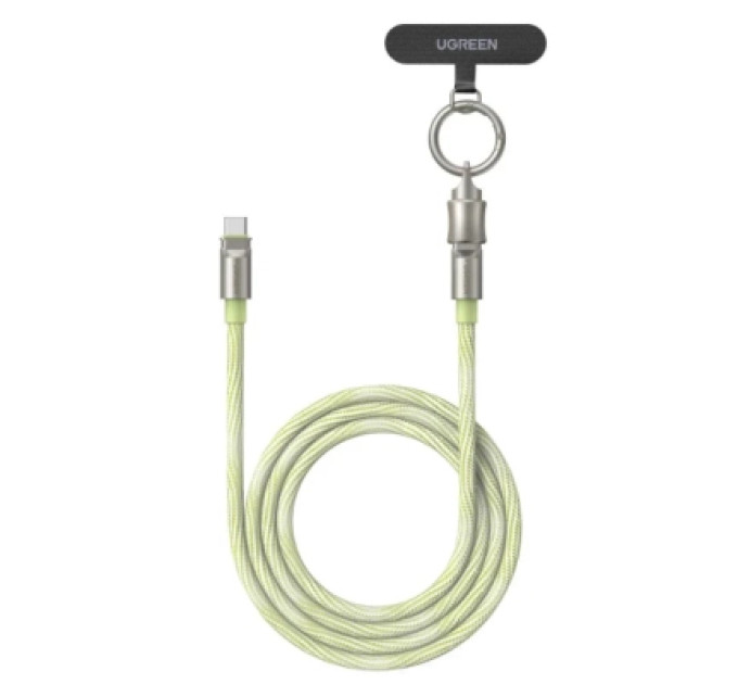 Ugreen Дата кабель UGREEN USB-C to USB-C PD Fast Charging Lanyard Cable 60W Max Green 1.2m Ugreen (35500)