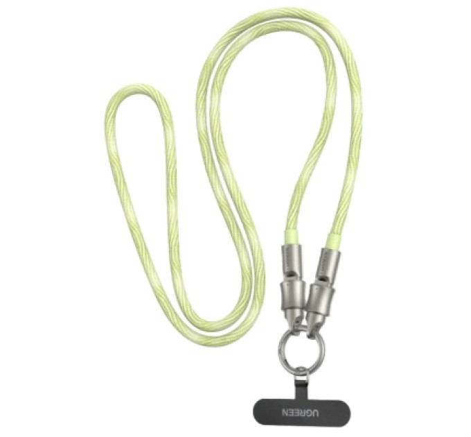 Ugreen Дата кабель UGREEN USB-C to USB-C PD Fast Charging Lanyard Cable 60W Max Green 1.2m Ugreen (35500)