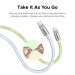 Ugreen Дата кабель UGREEN USB-C to USB-C PD Fast Charging Lanyard Cable 60W Max Green 1.2m Ugreen (35500)