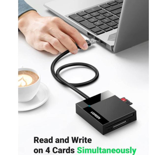 Ugreen Зчитувач флеш-карт UGREEN USB 3.0 All-in-One Card Reader 50cm Ugreen (30333)