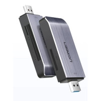 Зчитувач флеш-карт UGREEN USB-A 3.0 to TF/SD/CF/MS Multifunction Card Reader Multi-Read Ugreen (50541)