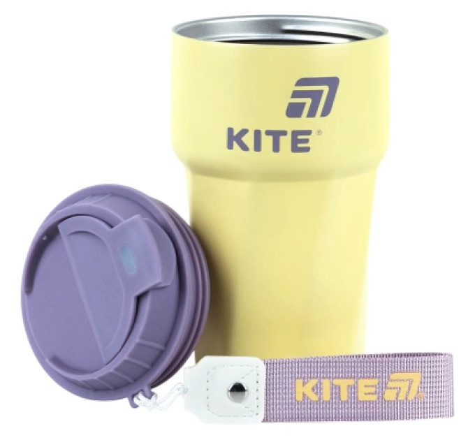 Kite Термокружка Kite K26-1220 450 мл, жовта (K26-1220-3)