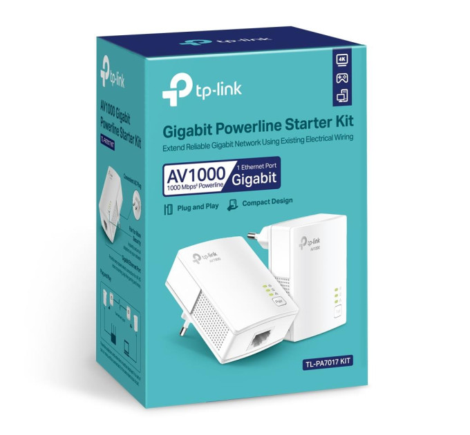 TP-Link Powerline адаптер  TP-Link TL-PA7017KIT
