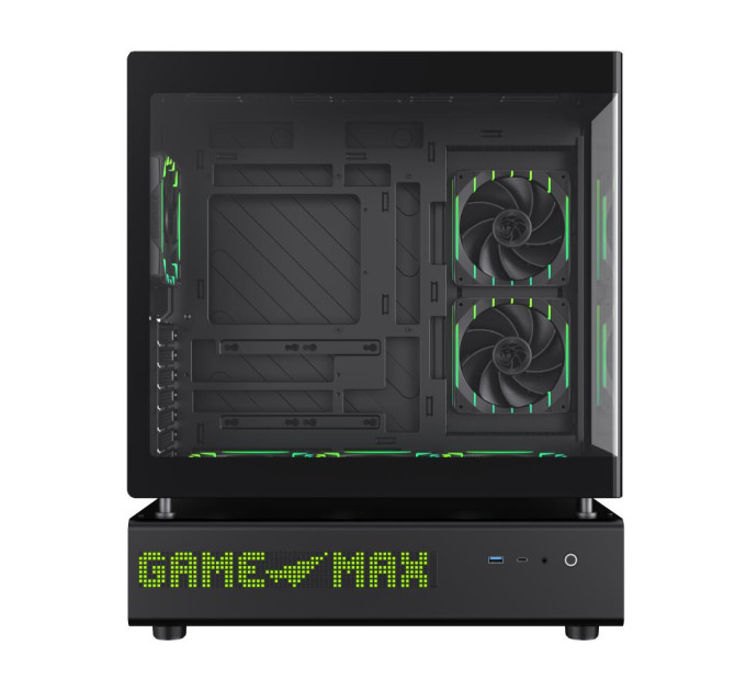 Gamemax Корпус  Gamemax N90 Black with window (N90 BG)