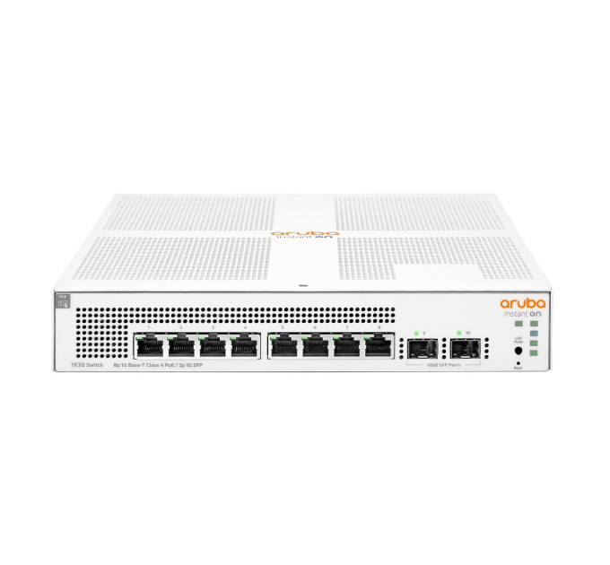 ARUBA BY HPE Комутатор Aruba IOn 1930 (8xGE PoE, 4xSFP, L2+) (JL681A)