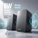 ColorWay Акустична система ColorWay BaseSound 2.0 USB Black (CW-SPU03BK)