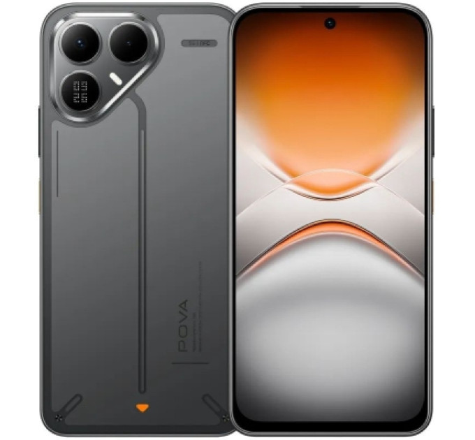 Tecno Мобільний телефон Tecno POVA 8 8/128Gb Graphite Black (4894947132322)