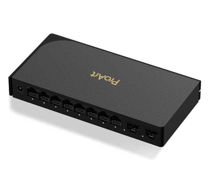 ASUS Коммутатор Asus ProArt Switch PQG-U1080 (90IG0AF0-MO9B00) (8x2.5GE, 2x10G SFP+)