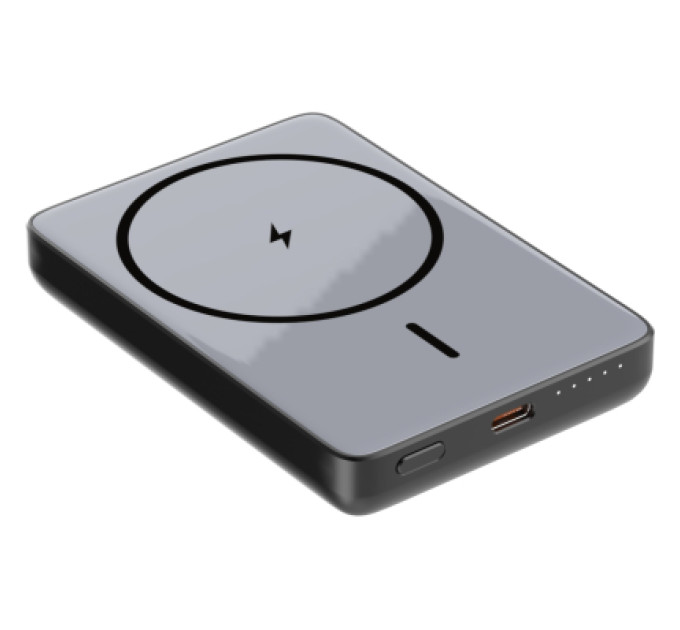 ATRIA Батарея універсальна Atria 10000mAh, PD/20W, 15W Wireless MagSafe, Black (WPD-W72B)