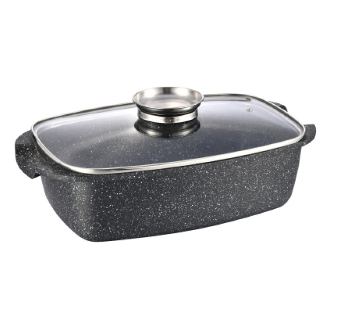 Gusto Жаровня Gusto покриття Marble 5,5 л (GT-2504-32)