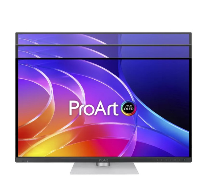 ASUS Монiтор Asus 26.5" ProArt PA279CDV (90LM06M0-B01K71) OLED Silver/Black 120Hz
