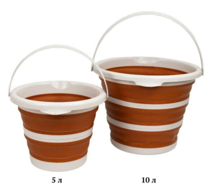 Tribe Відро складане Tribe Water Bucket 5 л terracota (T-FJ-0047-terracota)