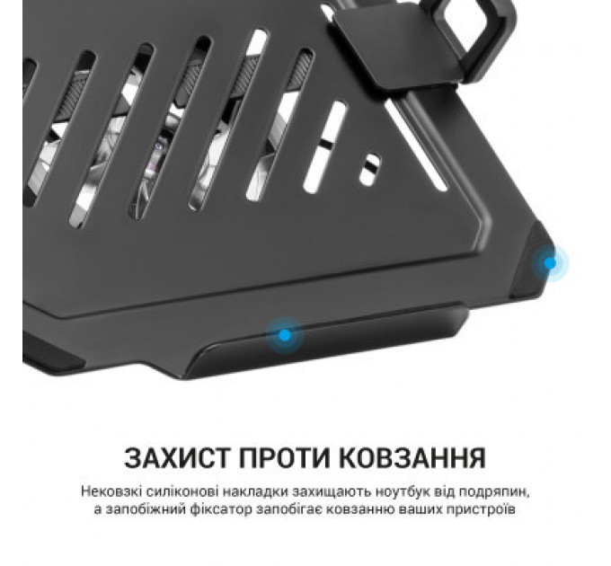 Підставка до ноутбука OfficePro для кронштейнів VESA 75x75,100x100 +RGB (LH474B)