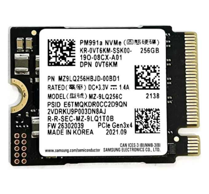 Samsung Накопичувач SSD M.2 2230 256GB Samsung (MZ9LQ256HBJD-00BD1)