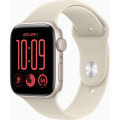 Apple Смарт-годинник Apple Watch SE 3 2026 GPS 40mm Starlight Aluminium Case with Sand Sport Band - S/M (MJKR4RK/A)