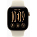 Apple Смарт-годинник Apple Watch Series 12 GPS 42mm Light Gold Aluminium Case with Sand Sport Band - S/M (MJED4RK/A)