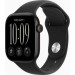 Apple Смарт-годинник Apple Watch Series 12 GPS 46mm Black Aluminium Case with Black Sport Band - M/L (MJEL4RK/A)