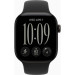 Apple Смарт-годинник Apple Watch Series 12 GPS 46mm Black Aluminium Case with Black Sport Band - M/L (MJEL4RK/A)