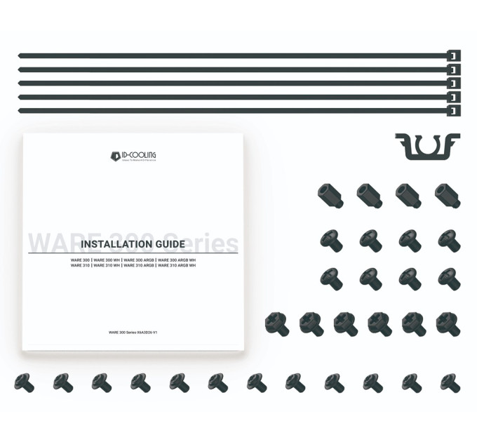 ID-Cooling Корпус ID-Cooling Ware 300 ARGB Black