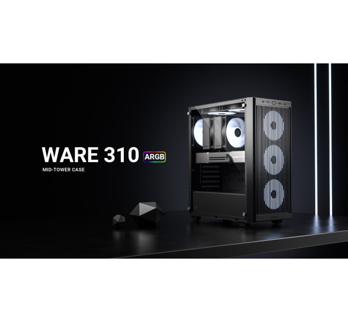 ID-Cooling Корпус ID-Cooling Ware 310 ARGB Black