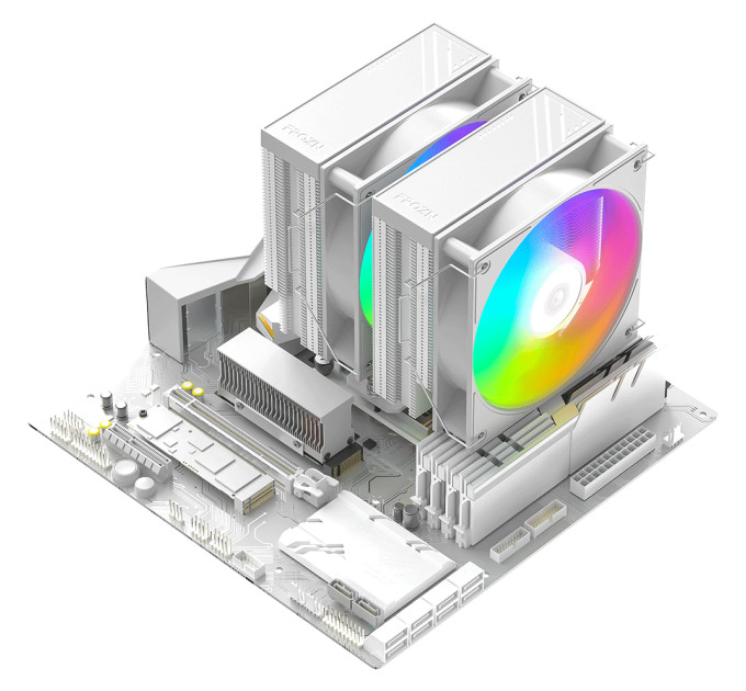 ID-Cooling Кулер процесорний ID-Cooling Frozn A620 Pro XE ARGB Snow White