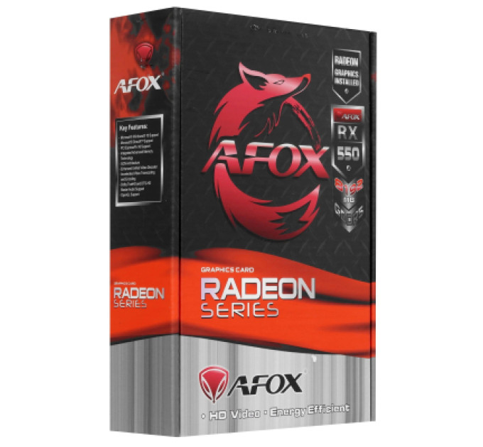 Afox Відеокарта Afox Radeon RX 550 8Gb (AFRX550-8192D5H2-V2)