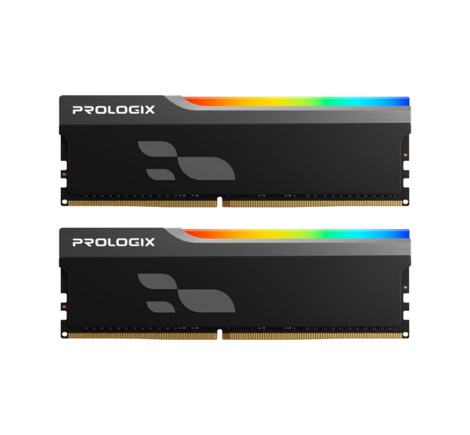 Prologix Модуль пам`ятi DDR4 2x16GB/3200 Prologix Onyx Black RGB (PRO32GB3200YBR4K)