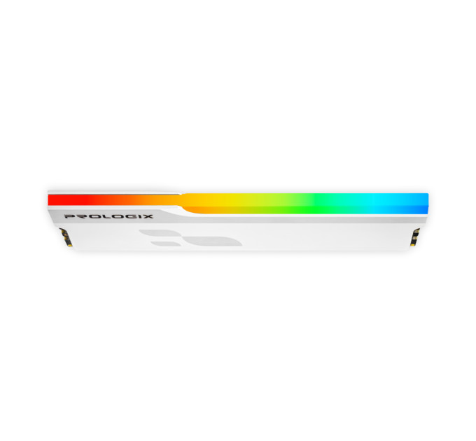 Prologix Модуль пам`ятi DDR4 8GB/3200 Prologix Onyx White RGB (PRO8GB3200YWR4)