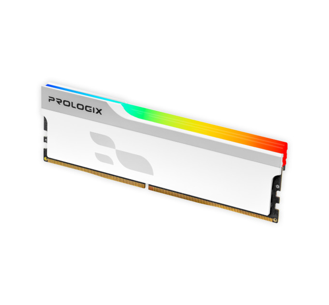 Prologix Модуль пам`ятi DDR5 16GB/6000 Prologix Onyx White RGB (PRO16GB6000YWR5)
