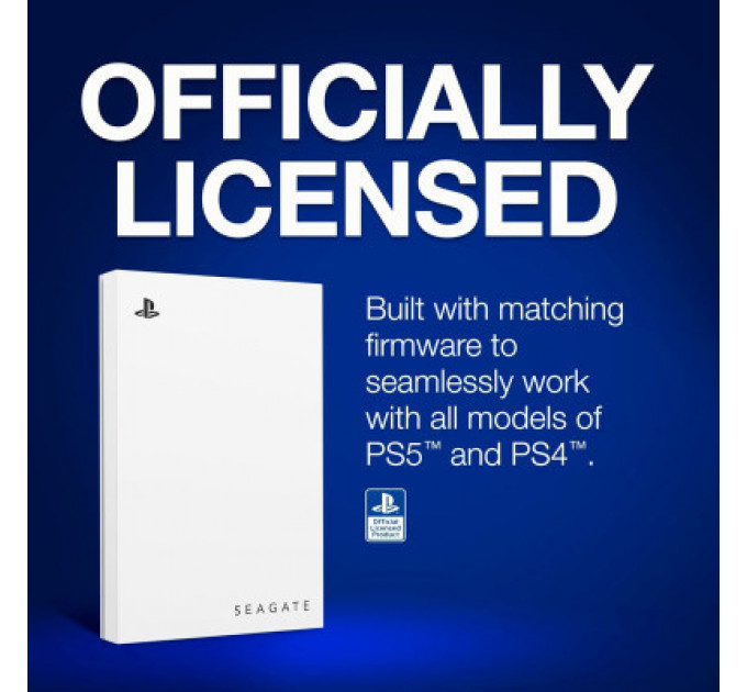 Зовнішній жорсткий диск 2.5" 2TB Game Drive for PlayStation 5 Seagate (STLV2000201)