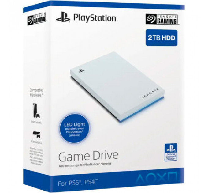 Зовнішній жорсткий диск 2.5" 2TB Game Drive for PlayStation 5 Seagate (STLV2000201)