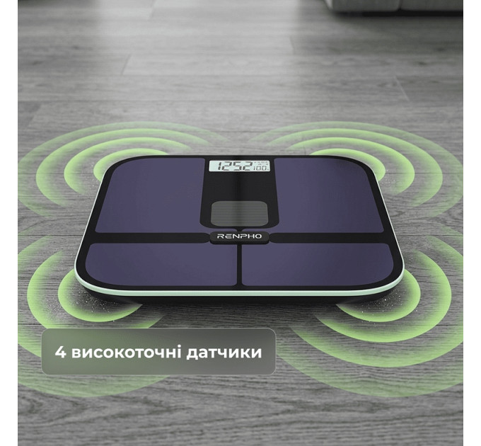 RENPHO Ваги підлогові RENPHO Elis Solar 2 Smart Body Scale Black (R-A020-BK)