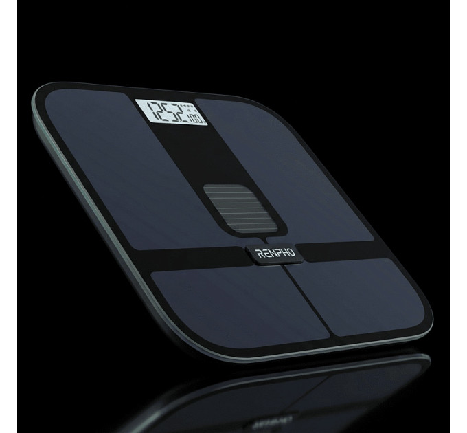 RENPHO Ваги підлогові RENPHO Elis Solar 2 Smart Body Scale Black (R-A020-BK)