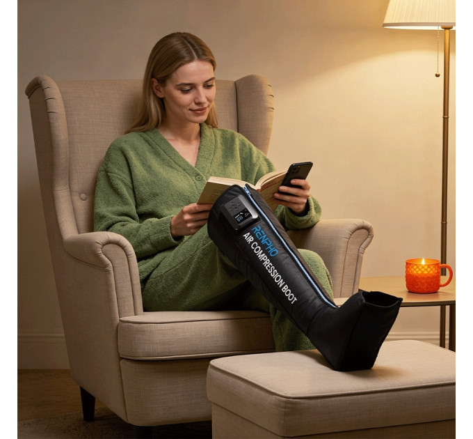 RENPHO Компресійний масажер для ніг RENPHO Aeria boot Thermal (R-WML01-BK)