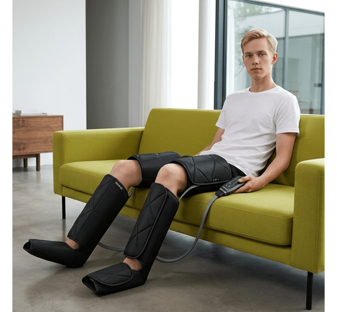 RENPHO Компресійний масажер для ніг RENPHO Foot Calf and Thigh Air Massager Black (RP-ALM079H-BK)