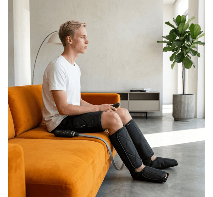 RENPHO Компресійний масажер для ніг RENPHO Foot Calf and Thigh Air Massager Black (RP-ALM079H-BK)
