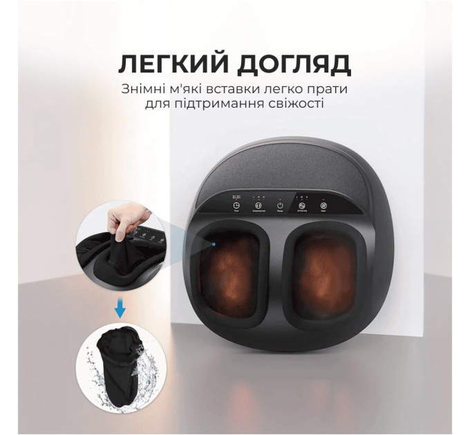 RENPHO Масажер для ніг RENPHO Shiatsu Premium Black (RF-FM059R)