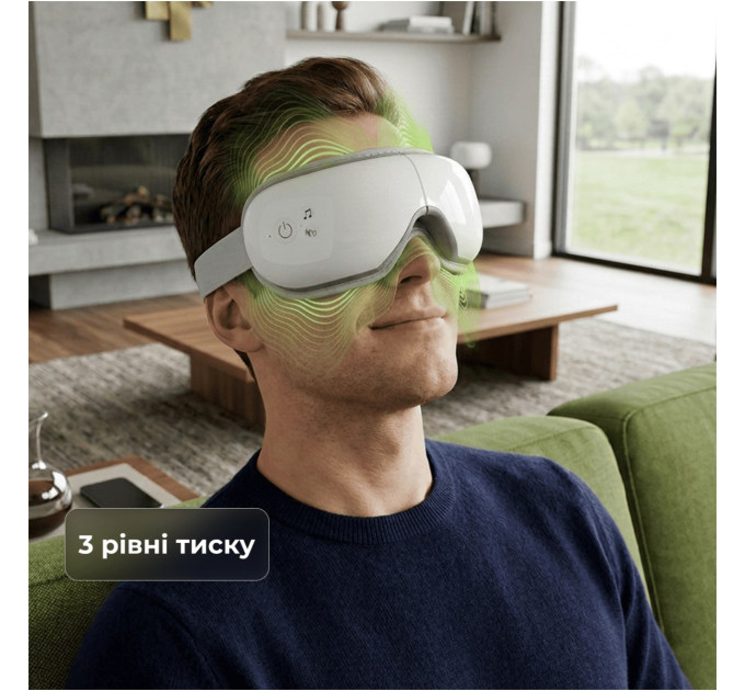 RENPHO Масажер для очей RENPHO Eyeris 1 Eye Massager White (RF-EM001R-WH)