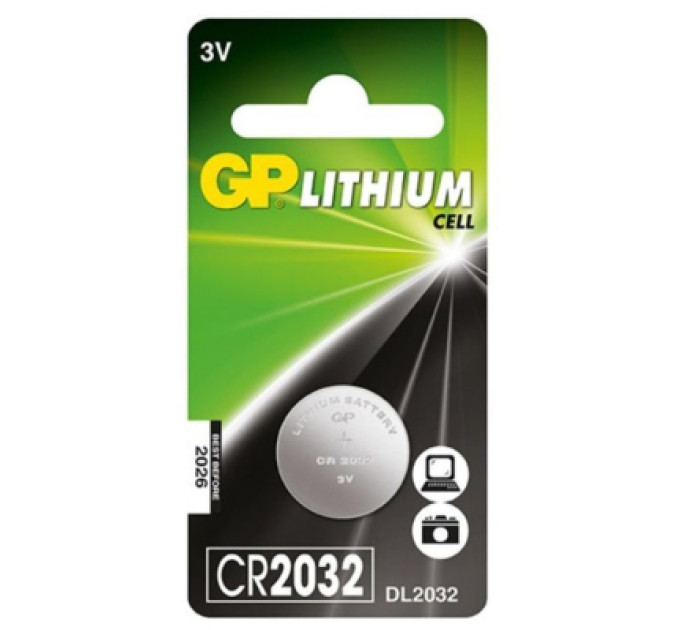Gp Батарейка Gp CR2032 3.0V * 1 (CR2032-2CPU1 / CR2032 / 4891199003721)