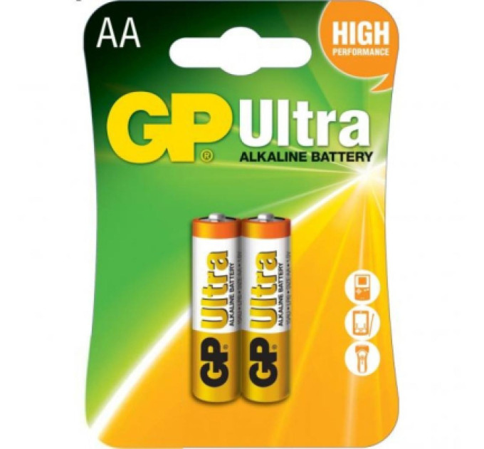 Gp Батарейка Gp AA LR6 Super Alcaline * 2 (15AUETA21-2BC2 / 4891199 027581)