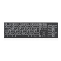Клавіатура REAL-EL RK-725W Wireless/Bluetooth Black (EL123100061)