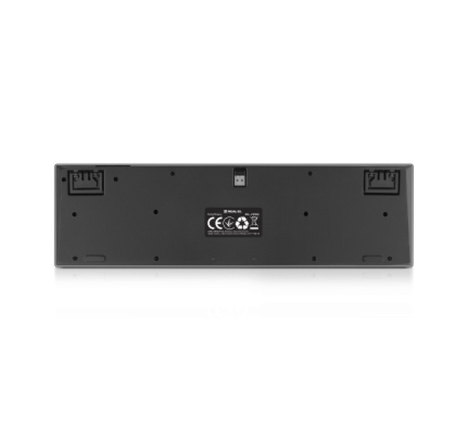 REAL-EL Клавіатура REAL-EL RK-725W Wireless/Bluetooth Black (EL123100061)
