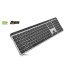 REAL-EL Клавіатура REAL-EL RK-737W Wireless/Bluetooth Black/Grey (EL123100060)