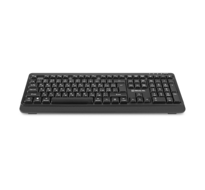 REAL-EL Клавіатура REAL-EL RK-760W Wireless Black (EL123100058)