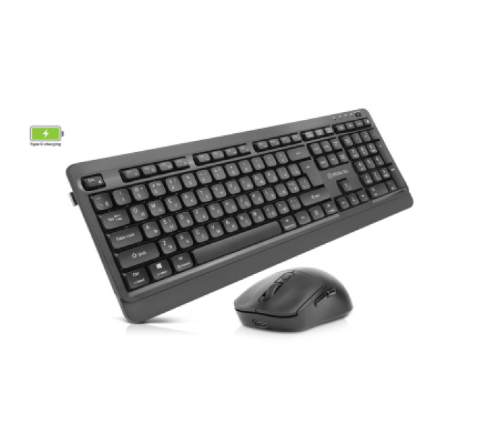 REAL-EL Комплект REAL-EL KIT-555W Wireless Black (EL123100056)