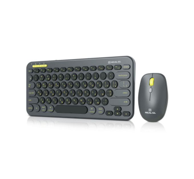 REAL-EL Комплект REAL-EL KIT-635W Wireless/Bluetooth Black (EL123100057)
