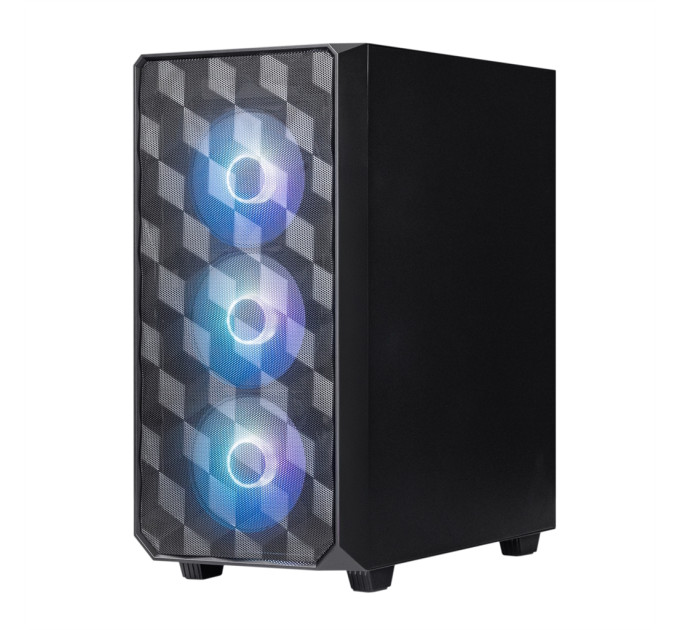 Prologix Корпус Prologix E120 Tempered Glass&Mesh Black