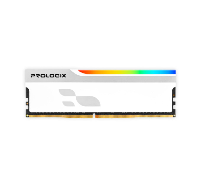 Prologix Модуль пам'яті для комп'ютера DDR4 16GB 3600 MHz Onyx White RGB Prologix (PRO16GB3600YWR4)