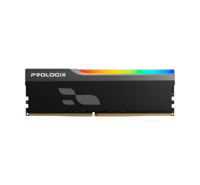 Prologix Модуль пам'яті для комп'ютера DDR4 8GB 3600 MHz Onyx Black RGB Prologix (PRO8GB3600YBR4)