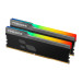 Prologix Модуль пам'яті для комп'ютера DDR4 16GB (2x8GB) 3600 MHz Onyx Black RGB Prologix (PRO16GB3600YBR4K)